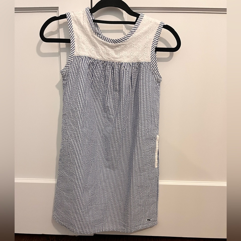 Girls Blue Vineyard Vines Dress